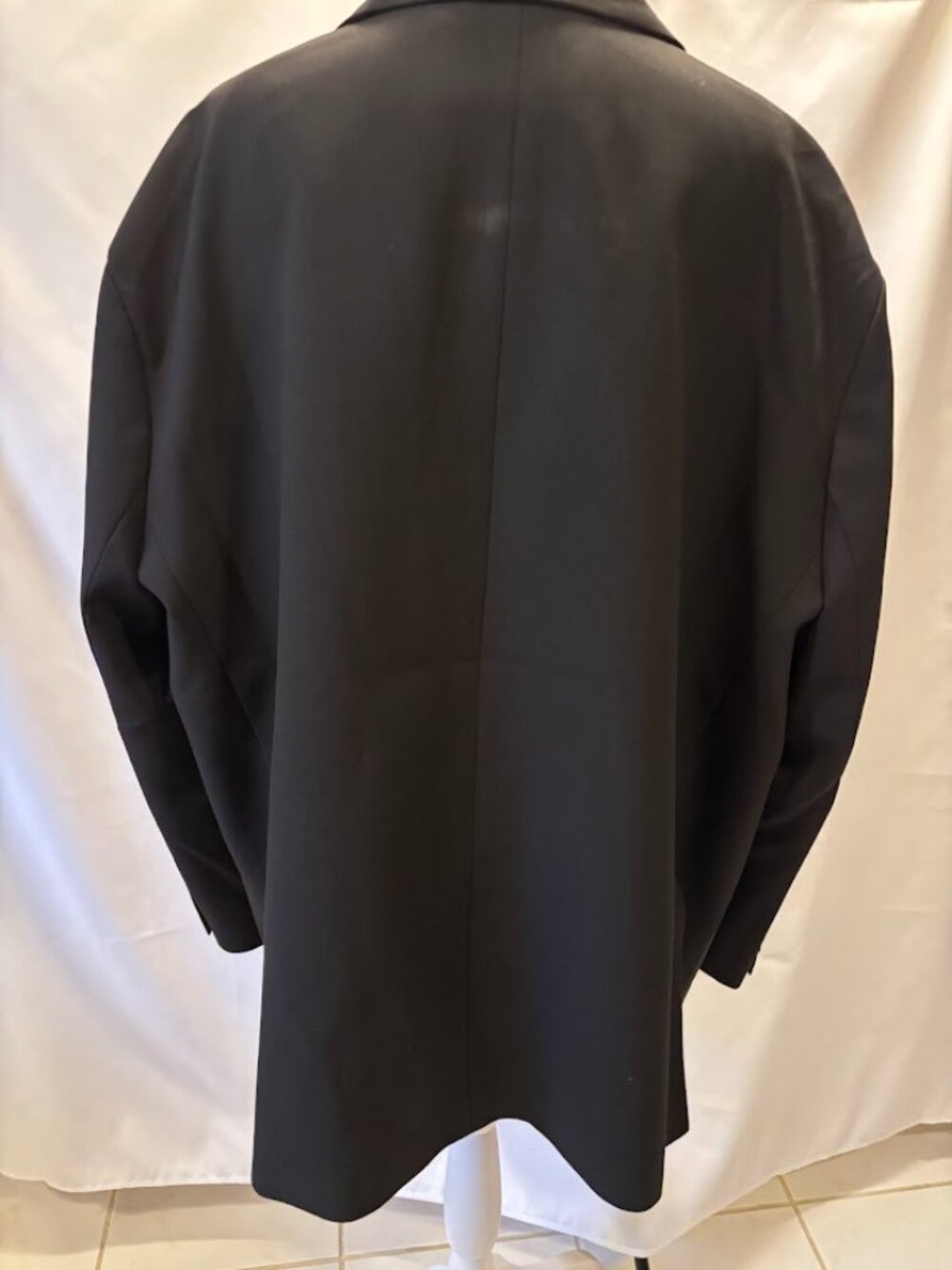 THE FRANKIE SHOP Oversized Boyfriend Black Blazer - Size Large - Picture 12 of 15